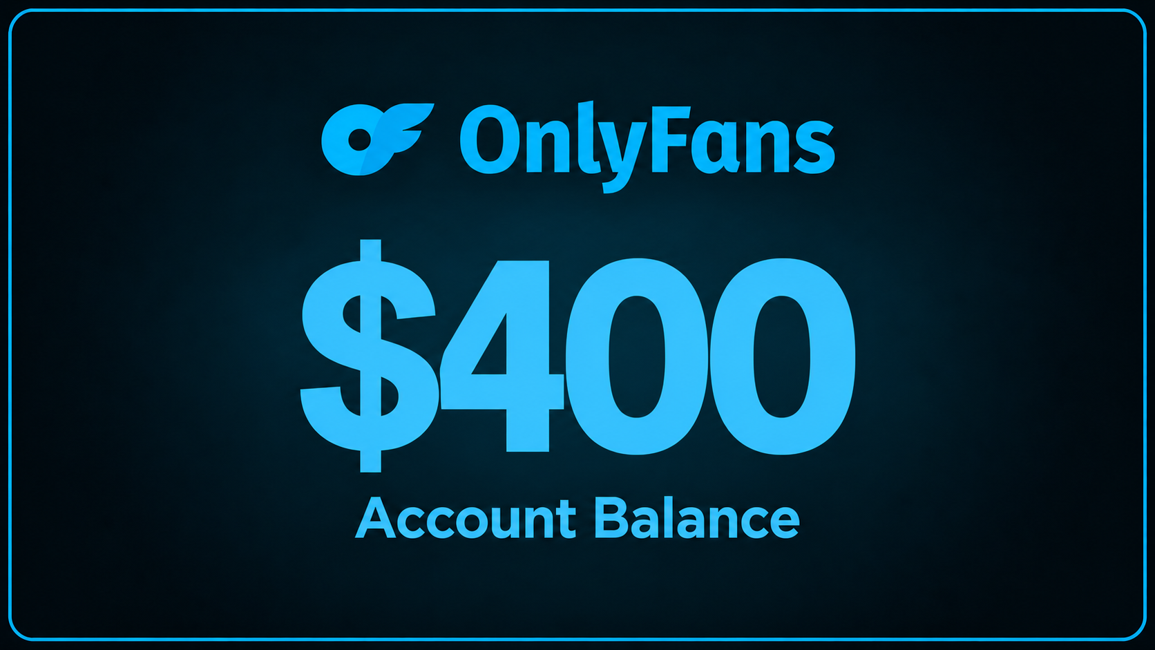 OnlyFans Balance $400